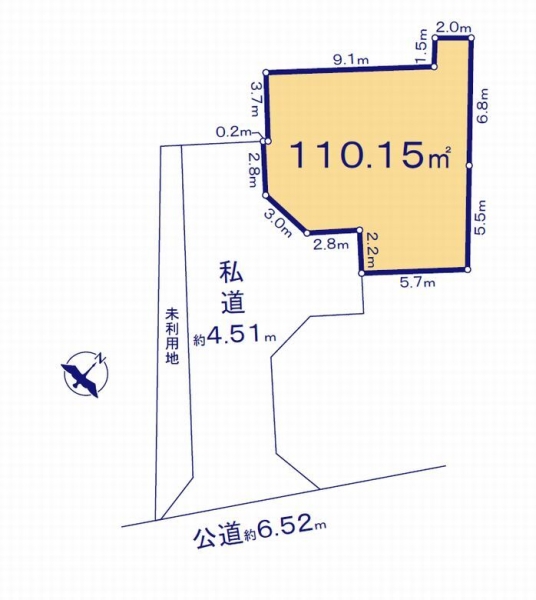 横浜市瀬谷区二ツ橋町の土地