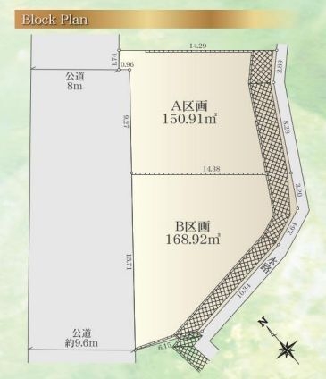 横浜市戸塚区上矢部町　土地　全２区画　B区画