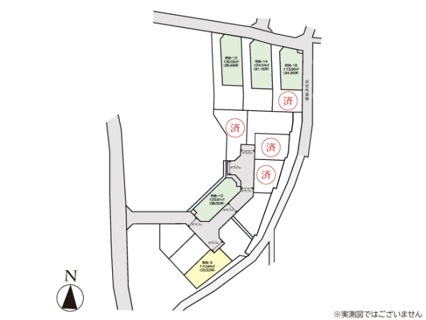 綾瀬市小園　売地　全16区画　宅地3