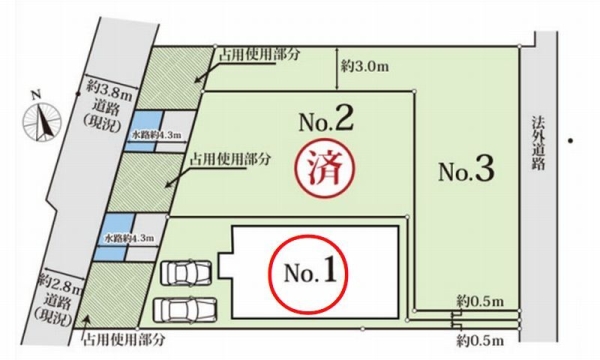 座間市新田宿　新築戸建　全3棟　1号棟