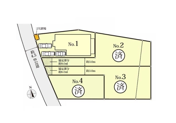 綾瀬市大上8丁目　新築戸建　全4棟　1号棟