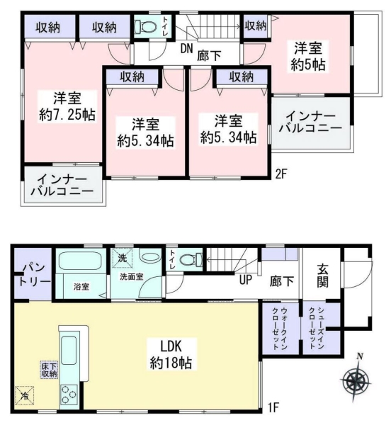 綾瀬市早川　新築戸建　全2棟　1号棟