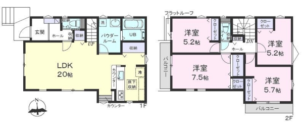 座間市入谷西5丁目　新築戸建