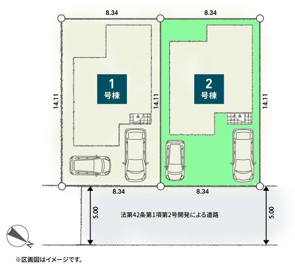 相模原市南区相模台6丁目第8　新築分譲住宅　2号棟
