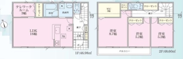 横浜市旭区善部町　新築戸建　全２棟　2号棟