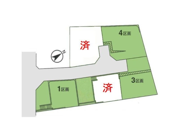 綾瀬市早川　売地　全5区画　1区画