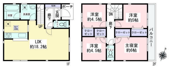 綾瀬市上土棚南1丁目　新築戸建　全2棟　2号棟