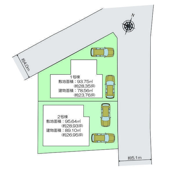 綾瀬市上土棚南1丁目　新築戸建　全2棟　2号棟
