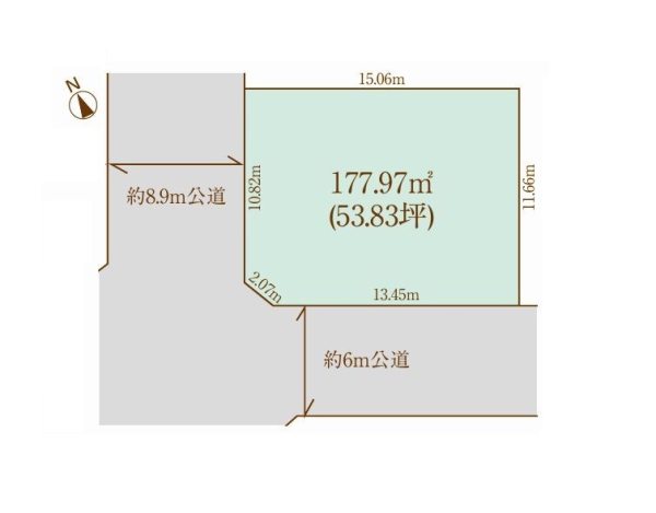 綾瀬市小園南2丁目　売地