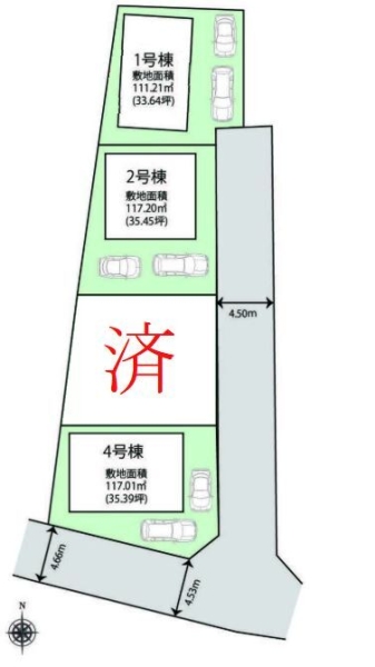綾瀬市深谷中3丁目　新築戸建　全4棟　4号棟