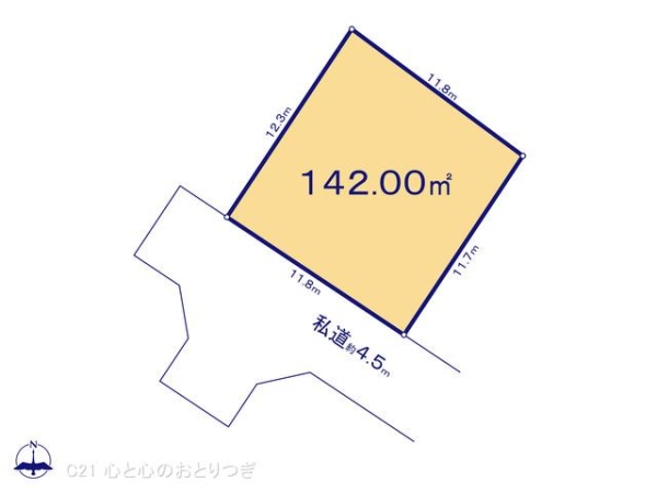 横浜市旭区上川井町の土地