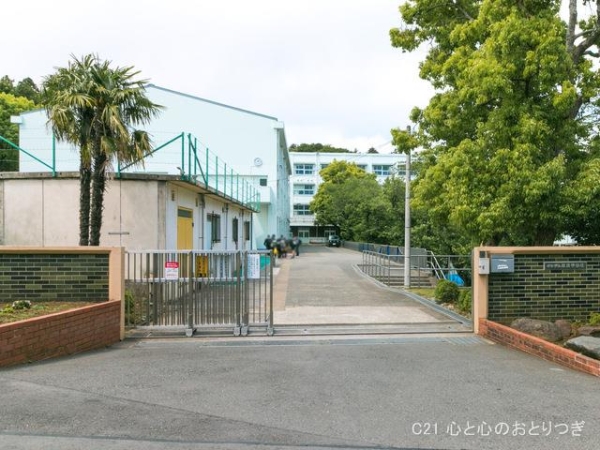 横浜市旭区上川井町の土地(横浜市立都岡中学校)