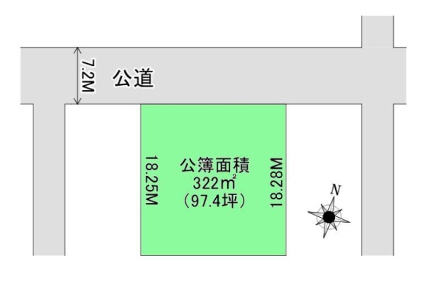 大和市南林間7丁目　建築条件なし売地