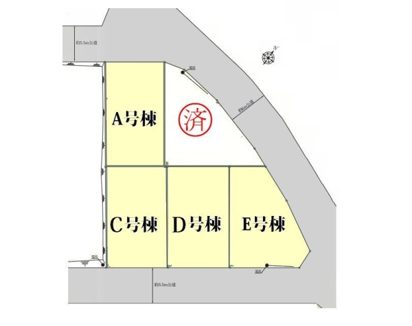 大和市福田　新築戸建　全5棟　D号棟