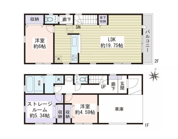 横浜市瀬谷区阿久和西３丁目　新築戸建　全２棟　２号棟