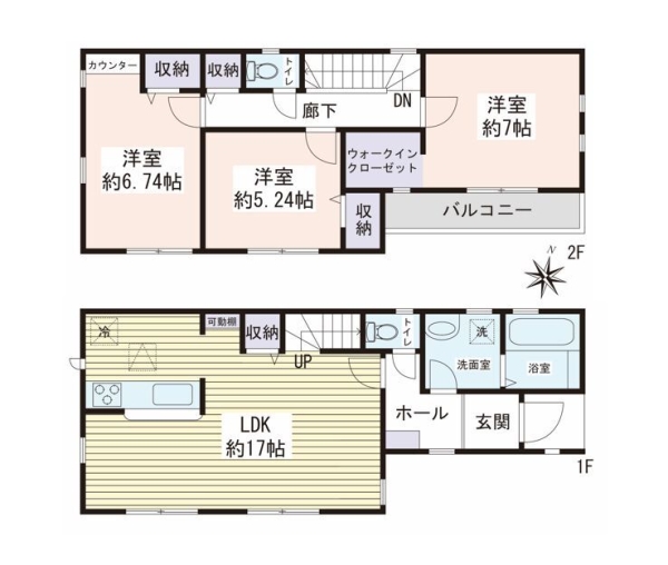 横浜市瀬谷区阿久和西３丁目　新築戸建　全２棟　１号棟