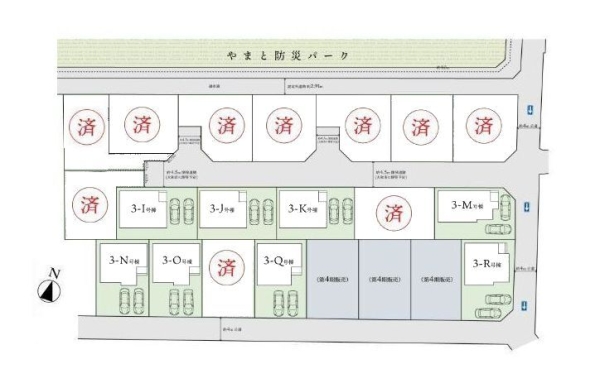 大和市南林間6丁目　新築分譲住宅　3　K号棟