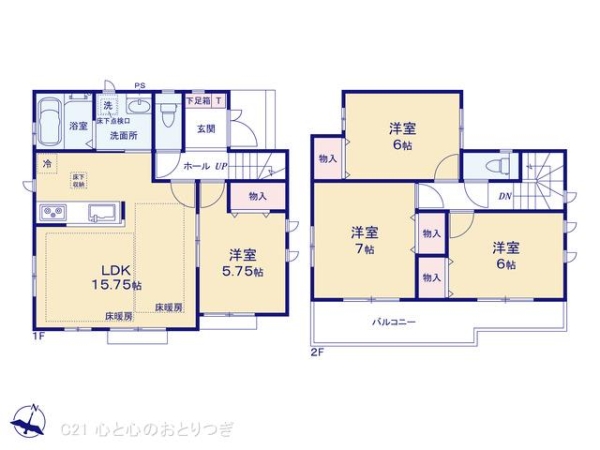 大和市南林間6丁目　新築分譲住宅　3　R号棟