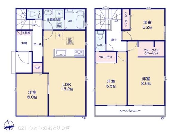 大和市上和田23　1期　新築分譲住宅　8号棟