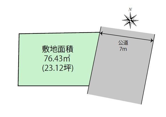 相模原市南区磯部　建築条件なし売地