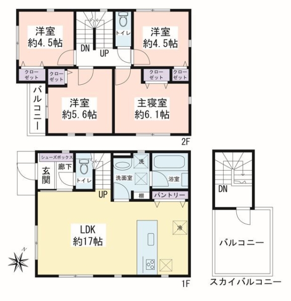 大和市上草柳6丁目　新築戸建　全4棟　3号棟