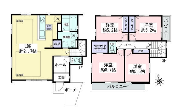 大和市下鶴間　新築戸建　全4棟　4号棟