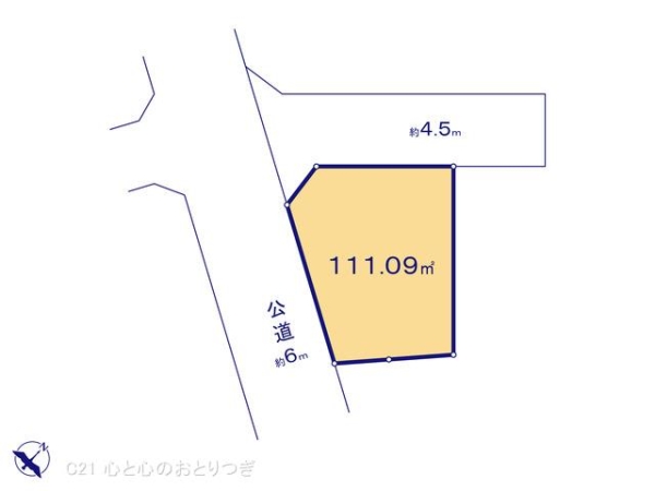 相模原市中央区共和3丁目第6　建築条件なし売地　5区画
