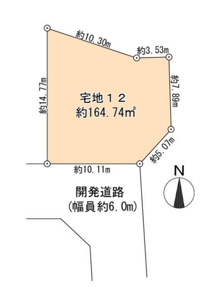綾瀬市寺尾本町1丁目　建築条件付き売地　宅地12