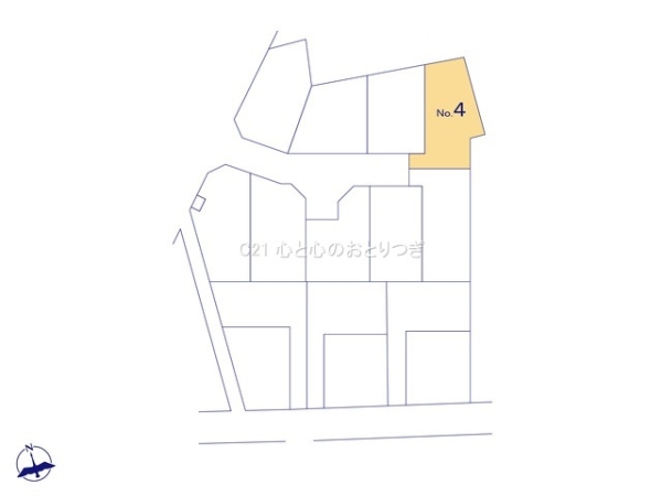 相模原市中央区淵野辺本町3丁目　建築条件付き売地　No4