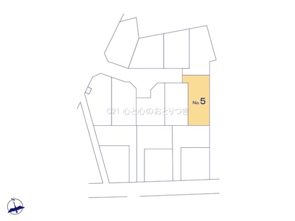 相模原市中央区淵野辺本町3丁目　建築条件付き売地　No6