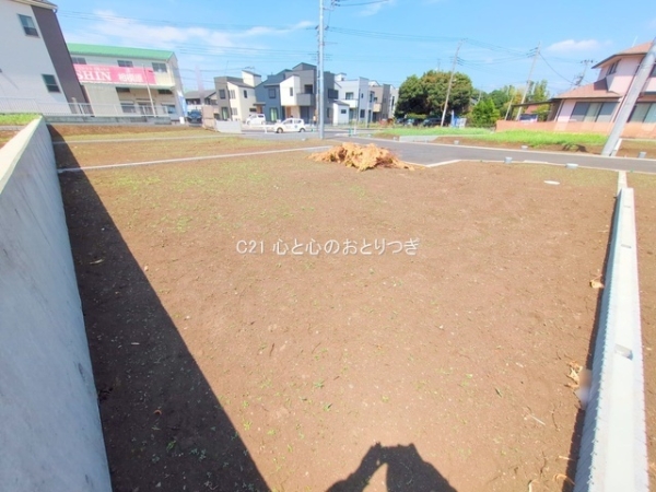 相模原市中央区淵野辺本町3丁目の土地(現地土地写真)