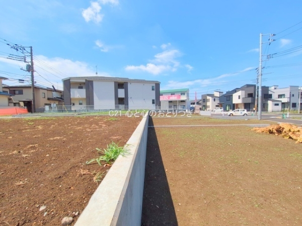 相模原市中央区淵野辺本町3丁目の土地(現地土地写真)