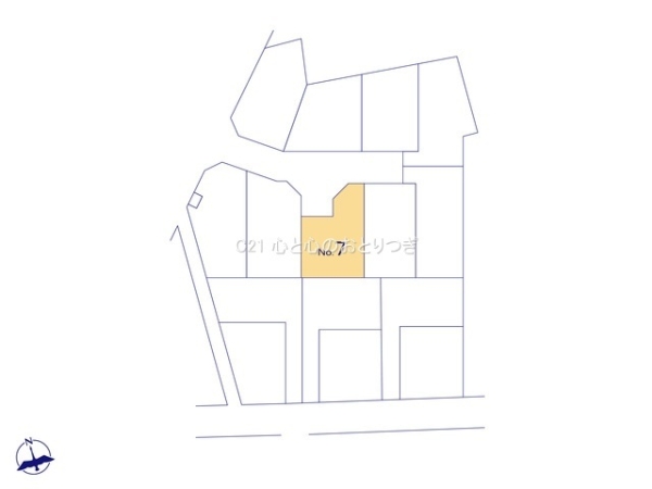 相模原市中央区淵野辺本町3丁目　建築条件付き売地　No7
