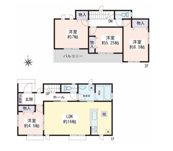 綾瀬市深谷中6丁目　新築戸建　全3棟　D号棟