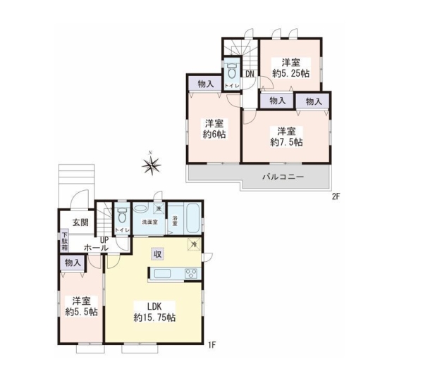 綾瀬市深谷中6丁目　新築戸建　全3棟　B号棟