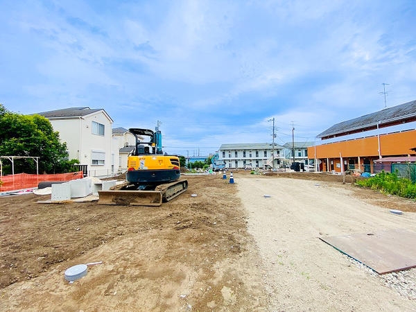 藤沢市下土棚の土地(現地土地写真)