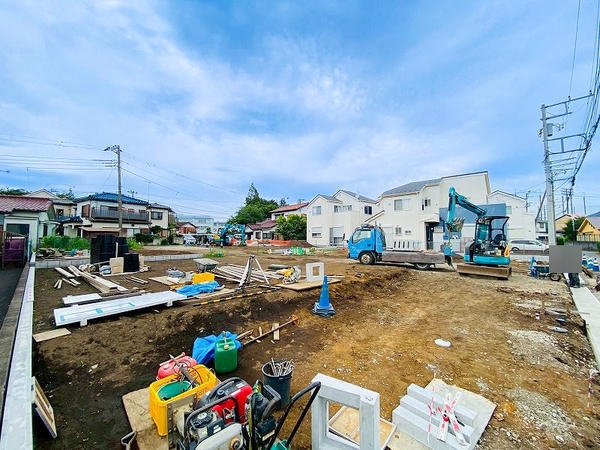 藤沢市下土棚の土地(現地土地写真)