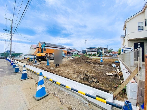 藤沢市下土棚の土地(現地土地写真)