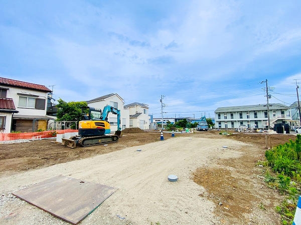 藤沢市下土棚の土地(現地土地写真)