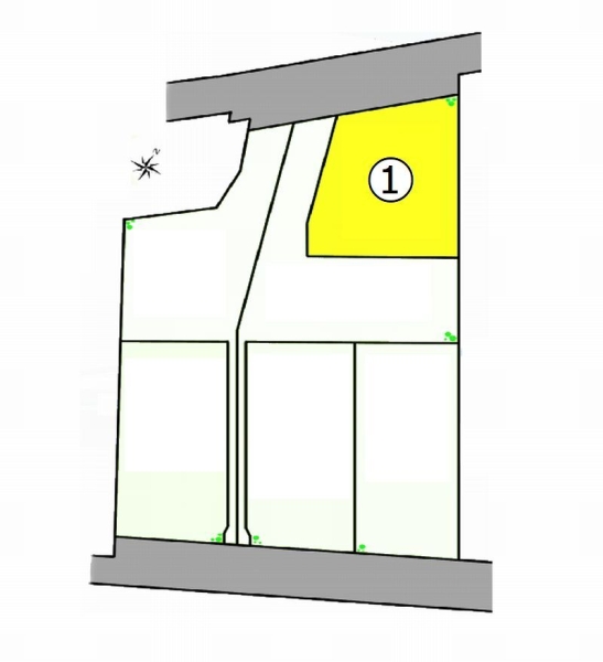 藤沢市下土棚　売地　全6区画　区画1
