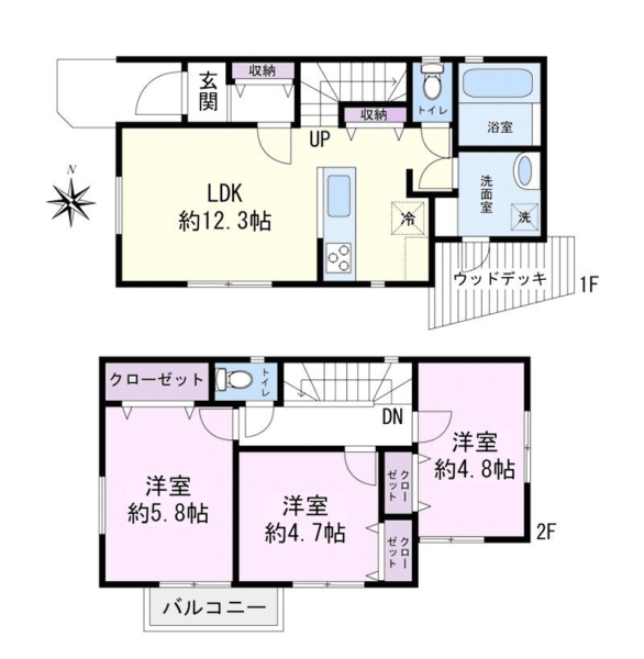 綾瀬市落合南4丁目　新築戸建