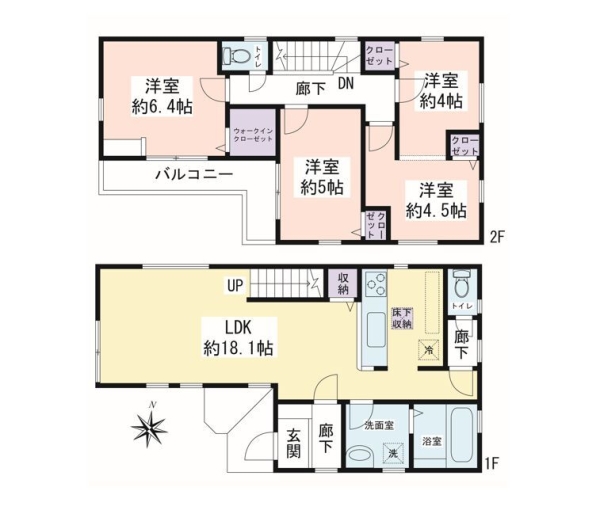 座間市入谷西3丁目　新築戸建　全2棟　2号棟