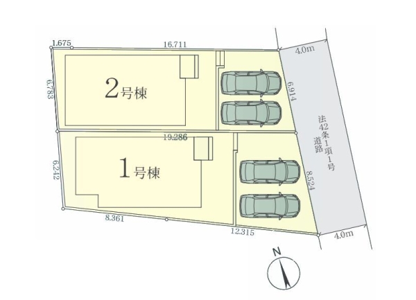 大和市福田4丁目　新築戸建　全2棟　2号棟