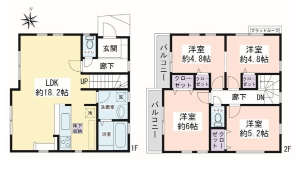 座間市入谷西3丁目3期　新築分譲住宅　1号棟