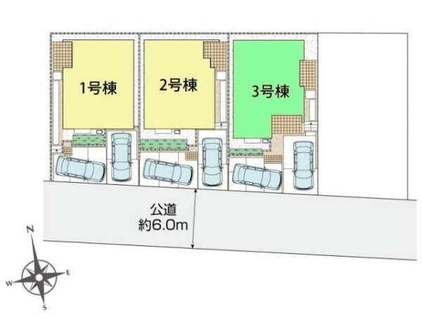 大和市下鶴間　新築分譲住宅　3号棟