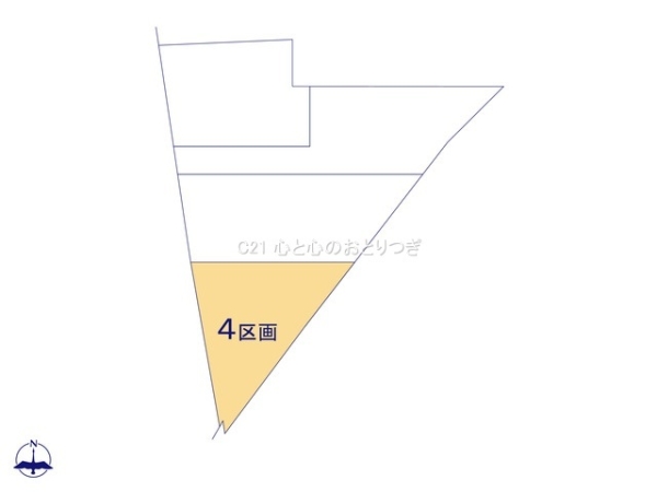 町田市相原町　建築条件付き売地　4区画