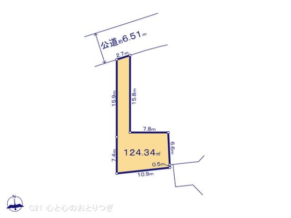 綾瀬市深谷中６丁目の土地