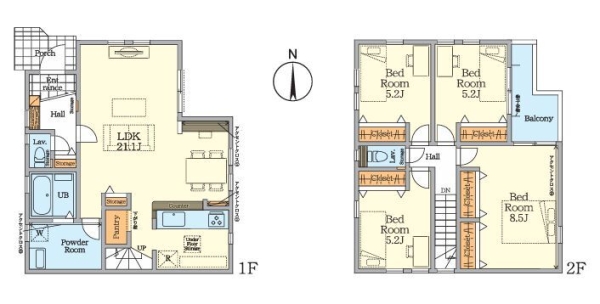 相模原市南区南台6丁目3期　新築分譲住宅　2号棟