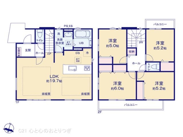 町田市金森東4丁目7期　新築分譲住宅　1号棟