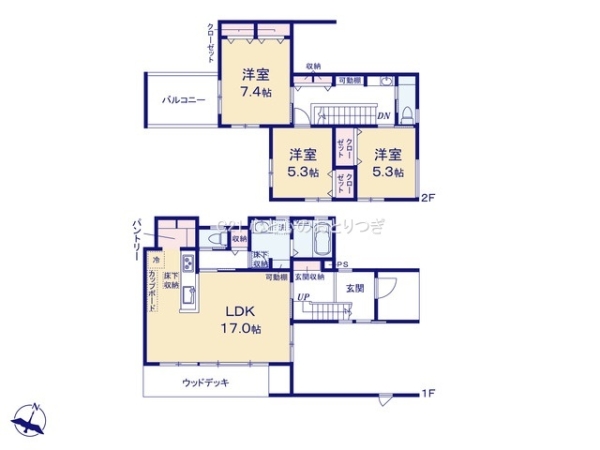 相模原市南区当麻　新築分譲住宅　2号棟